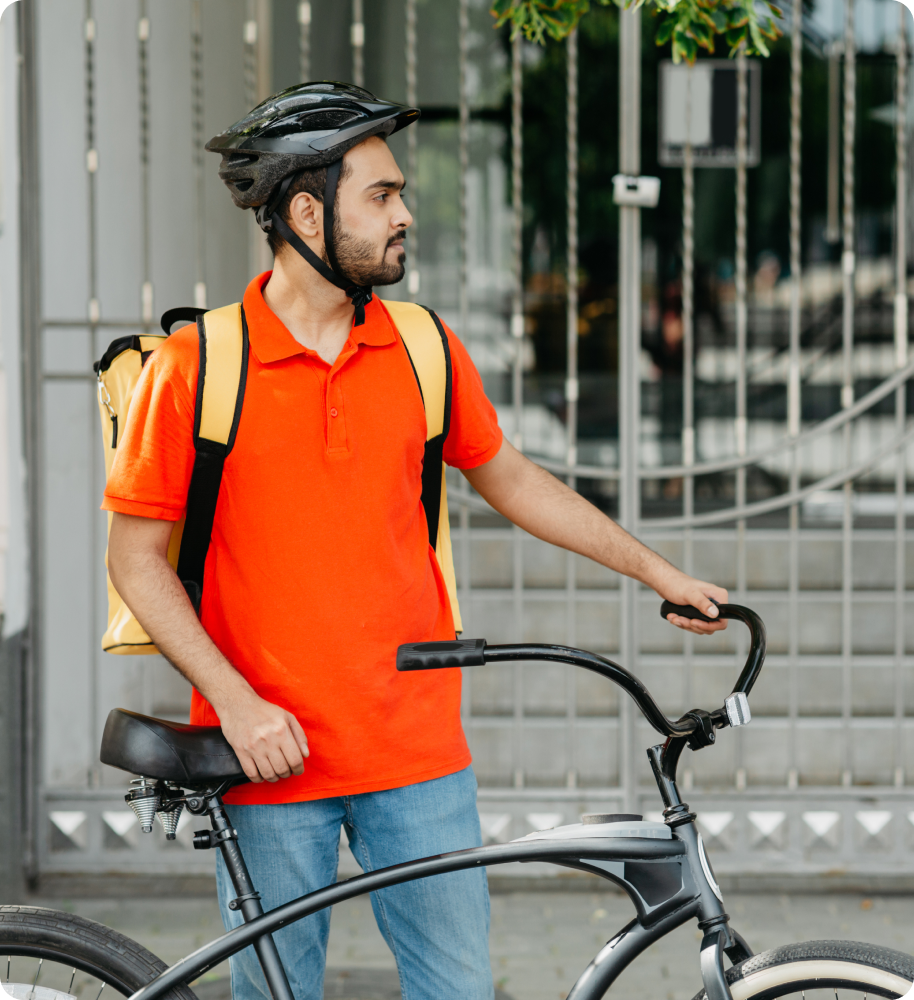 handcooked delivery boy